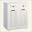 Armoire à linge avec 2 paniers à linge amovibles et 2 tiroirs