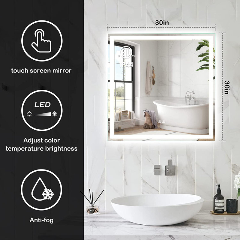 Naliyah Wall Mirror, 30" x 30"