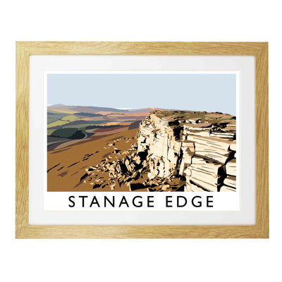 'Stanage Edge' by Richard O'Neil - Print