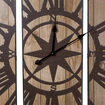 Wykoff Wood Wall Clock