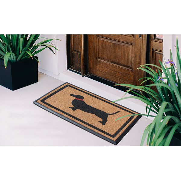 Winston Porter Non-Slip Animal Print Outdoor Doormat & Reviews