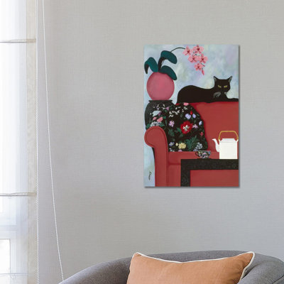Afternoon Tea 1 Piece Wrapped Canvas Wall Art