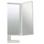 Auben Plastic Rectangle Freestanding Makeup / Shaving Mirror-1866582641