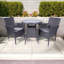 MALAGA 2 Seater Stacking Bistro Set