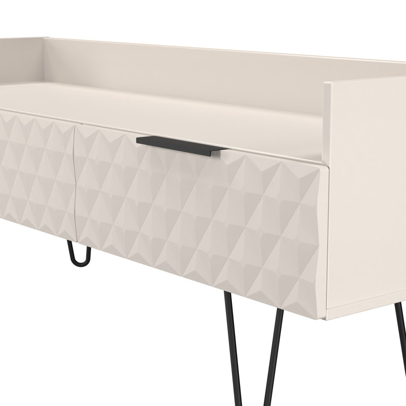 Tarkio 2 Drawer Coffee TV Unit, Brown