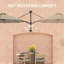 292cm Wall Mount Parasol-1103460383