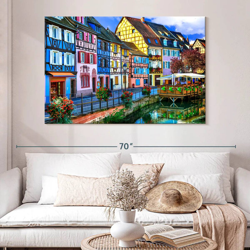 Lilie Colmar Town, 34" H x 51" W