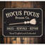 Enseigne en aluminium Hocus Pocus Broom Company-58203522
