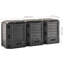 Composteur durable 100% polypropylène noir vidaXL-331108428