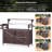 Outdoor Kitchen Island with Stainless Steel Top-1208146647