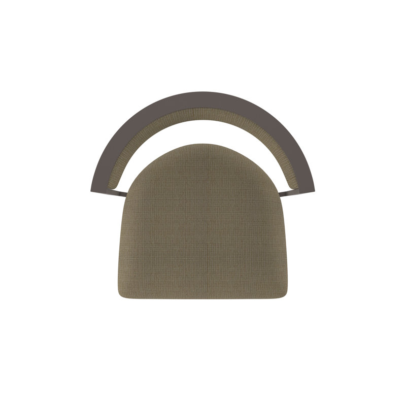 Tabouret Artémis, Bronze, Tabouret de comptoir (siège d'une hauteur de 25 p, Tissu liège graphique