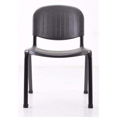 Armless Lorell Low Back Stackable Chair