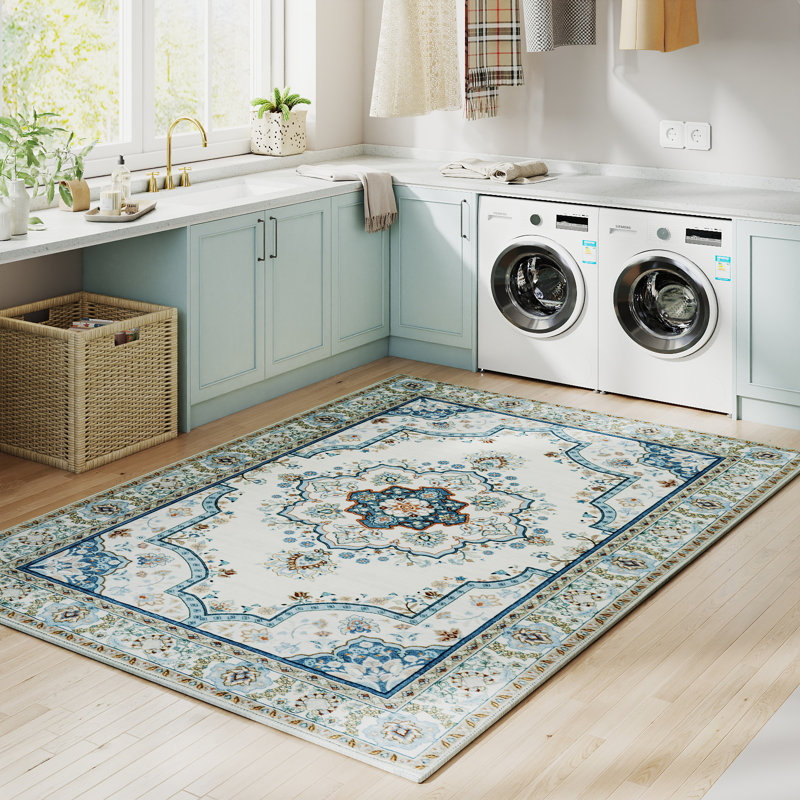 Tapis antidérapant, antidérapant et lavable à la machine New Bohemian, idéal pour le bureau et le salon