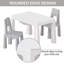 Ensemble de table et de chaises 3 pièces Little Twig-1090522599