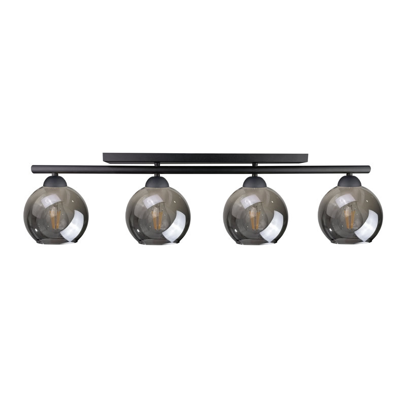 Kiryazov Glass Flush Mount, Black
