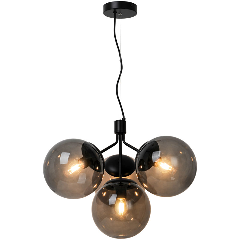 Ivona 4 - Light Sphere Pendant, Black