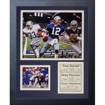 Memorabili encadrée big three cowboys de dallas