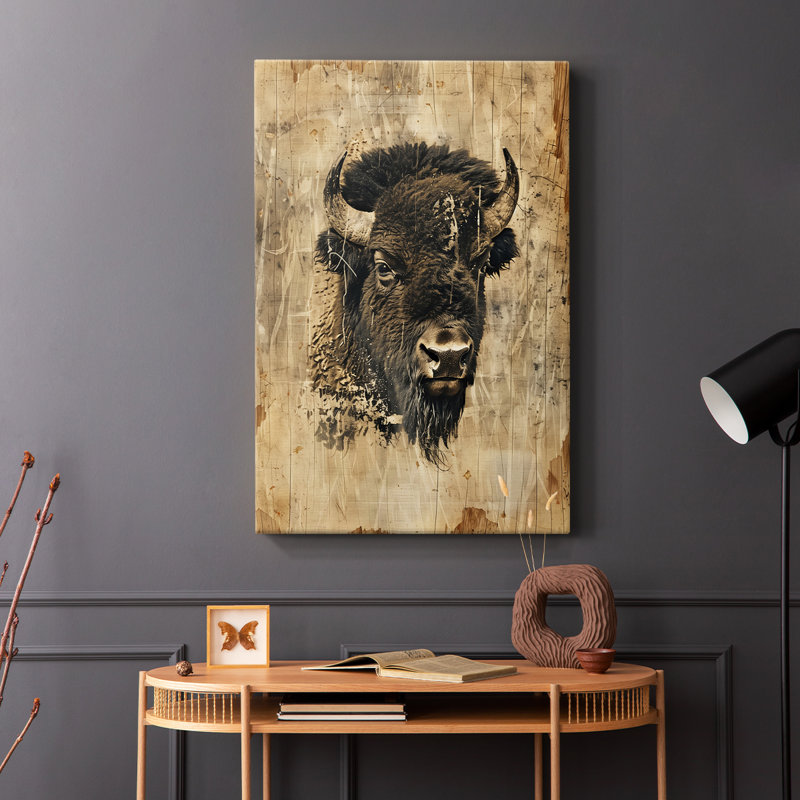ANIMALS Series CDXCV - Toile tendue avec châssis Premium - Prêt à être accroché, H 36 po x l 24 po