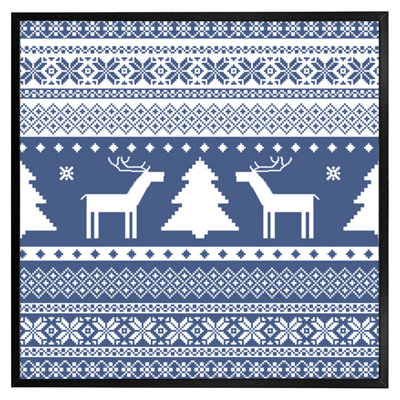 Mahoe Knitted Ornamental - Single Picture Frame Print