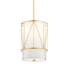 Luminaire suspendu cylindrique à 1 lumière Birkleigh-1434085322