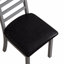 Ensemble de 4 chaises de salle à manger en métal, pieds en acier et sièges en cuir de polyuréthane-1778568363-1778568366