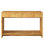 Hudson 2-Drawer Burl Wood Console Table