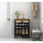 Wood Storage Cabinet