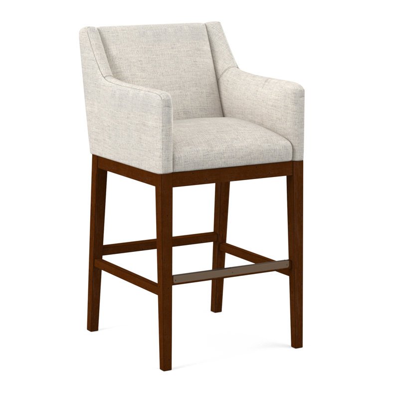 Upholstered Stool, 61471-88, Beachwood