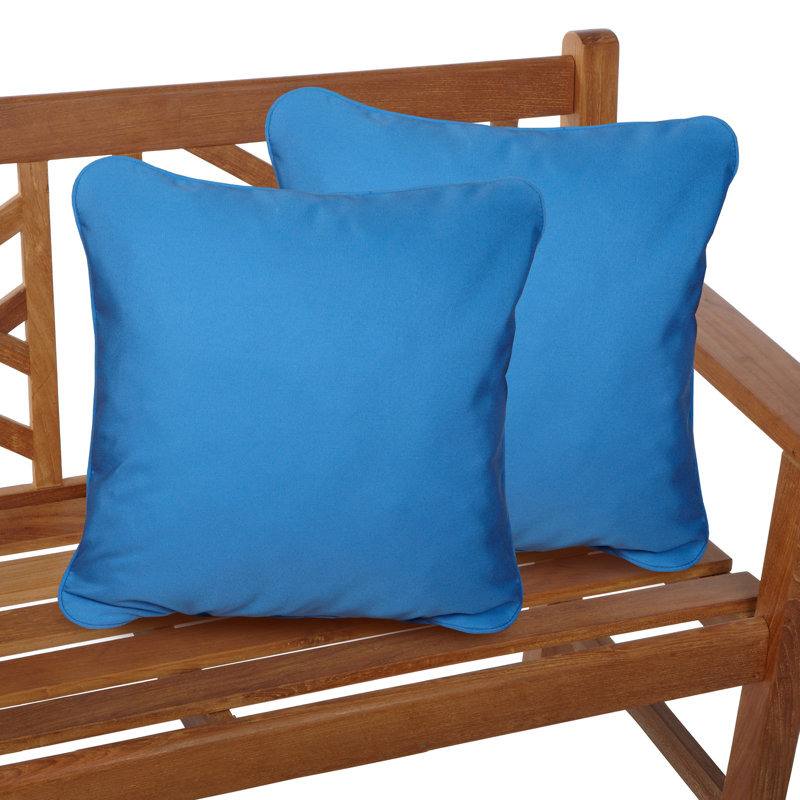 Coussin intérieur / extérieur Stella Spa Sunbrella, H 16 po x l 16 po x P 6 po, Tissu capri Sunbrella