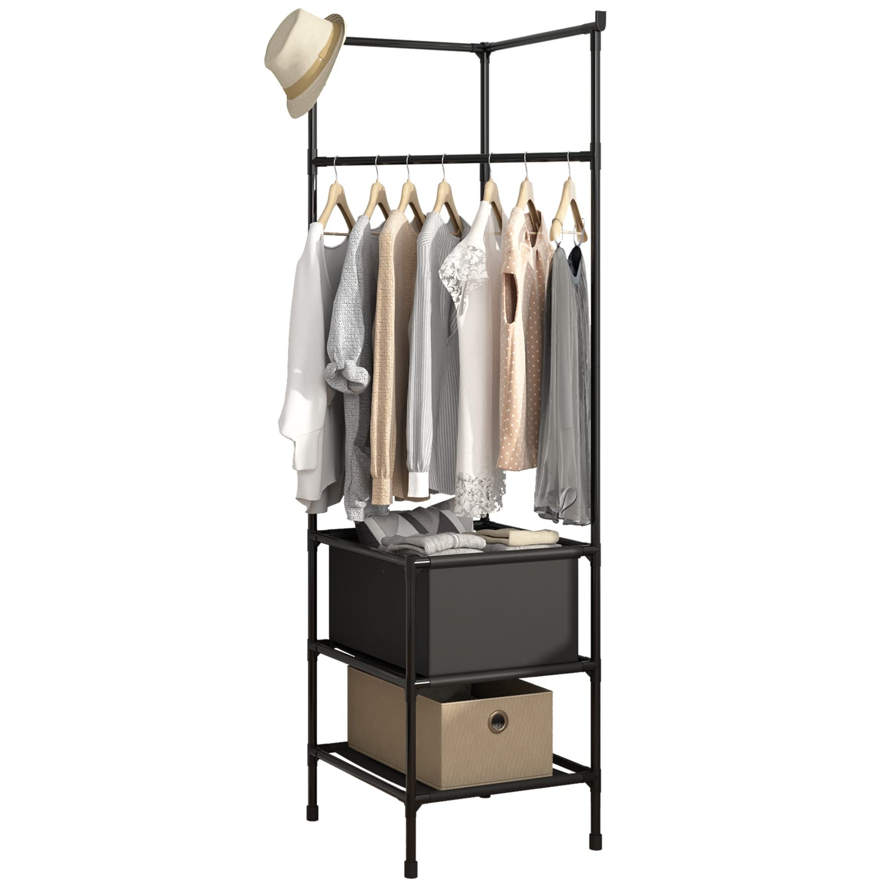 Metal Coat R Rack Latitude Run® Estes Metal Coat Rack | Wayfair