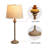 Lolley 26" Modern Metal Table Lamp with Knob Switch and Linen Shade for Living Room Bedroom-556004553