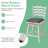 Ardice Swivel Upholstered Counter Stool with Solid Wood Frame-1815391316-1815391317