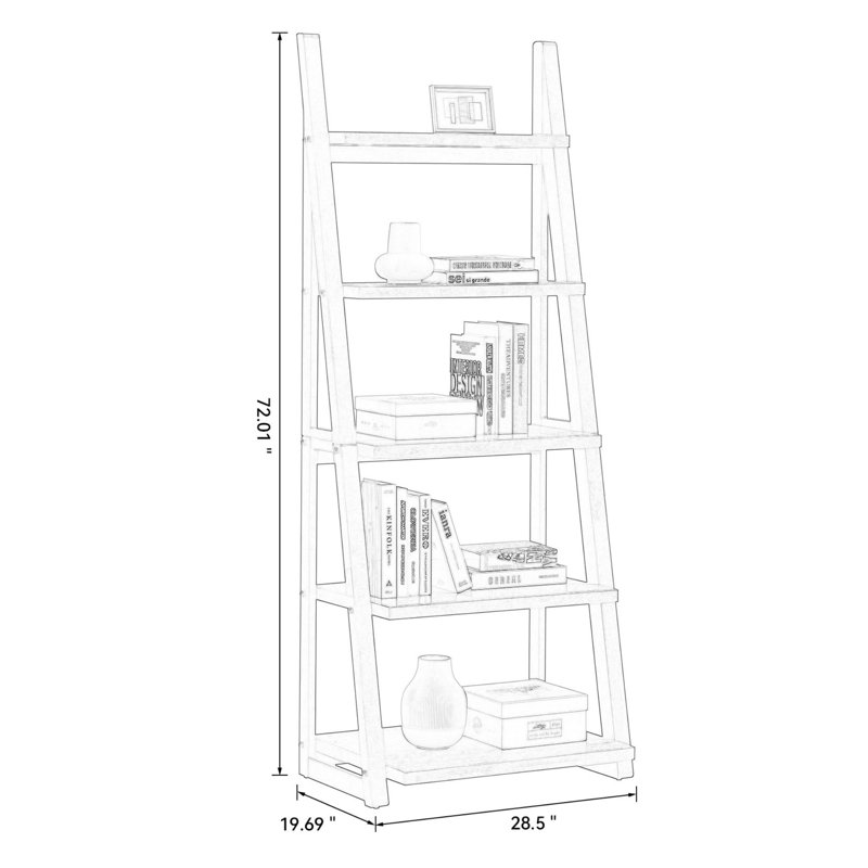 5-Tier Freestanding Shoe Rack, Frame, Open Storage for Entryway & Living Room, Gray