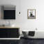 «Trinx® Wash Your Tail Bathroom», art mural sur toile flottante par lettré et doublé-11430098-11430101
