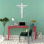 Art mural croix en crucifix - décoration murale religieuse chrétienne - silhouette de croix de Jésus-868344384-868344386