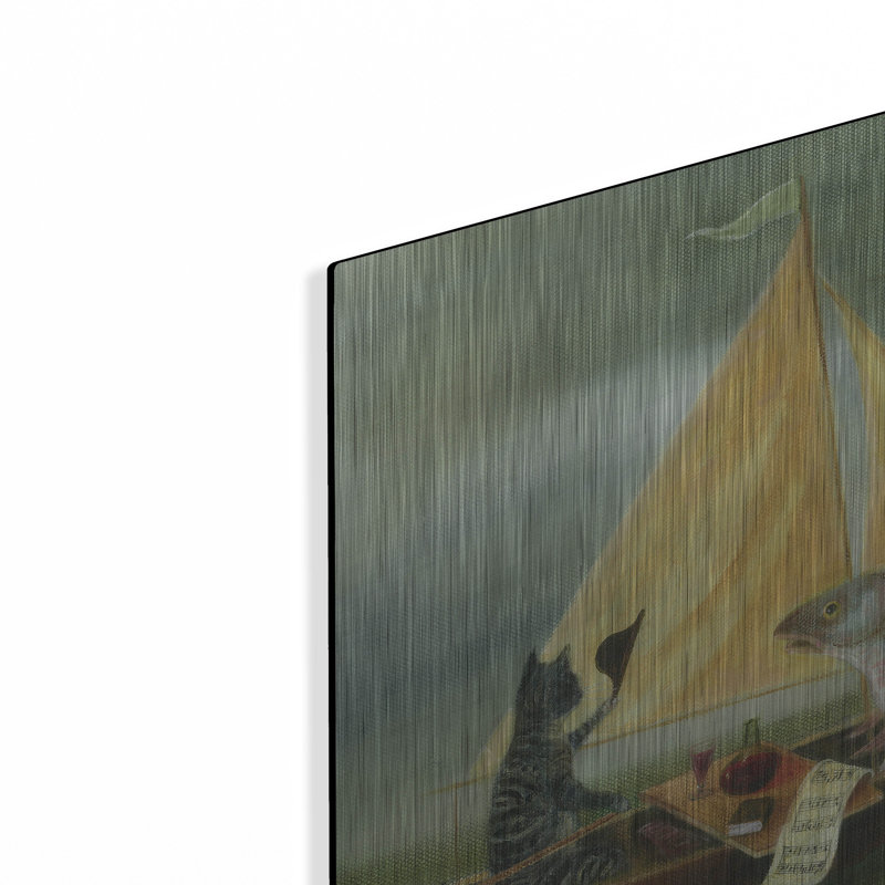 Trinx «The Voyage Of The Antipodean» par Dd Mcinnes, art mural en métal, H 12 po x l 12 po