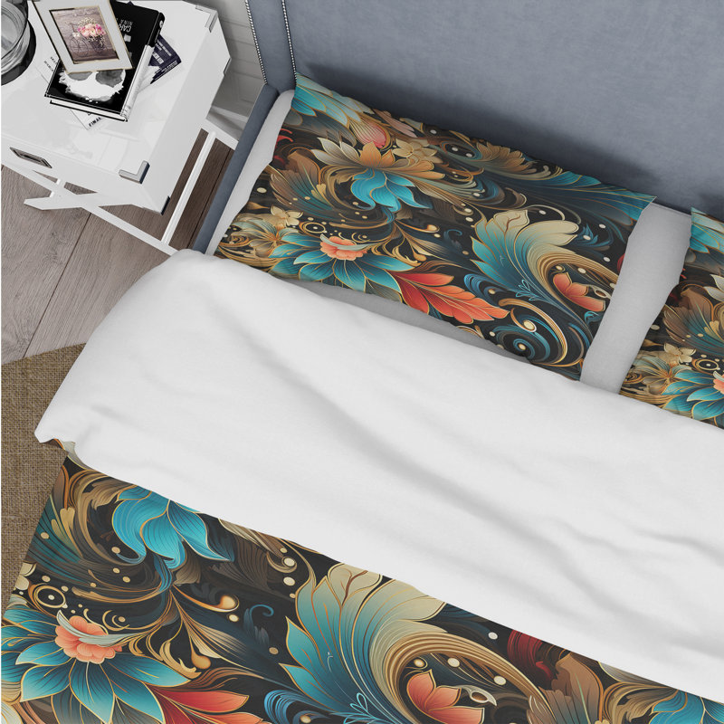 Ensemble de housse de couette en microfibre Futuristic Fusion, Housse de couette pour grand lit et 2 taies décor