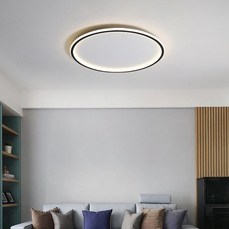 Acrylic LED Flush Mount, 2 x 19.68 x 19.68