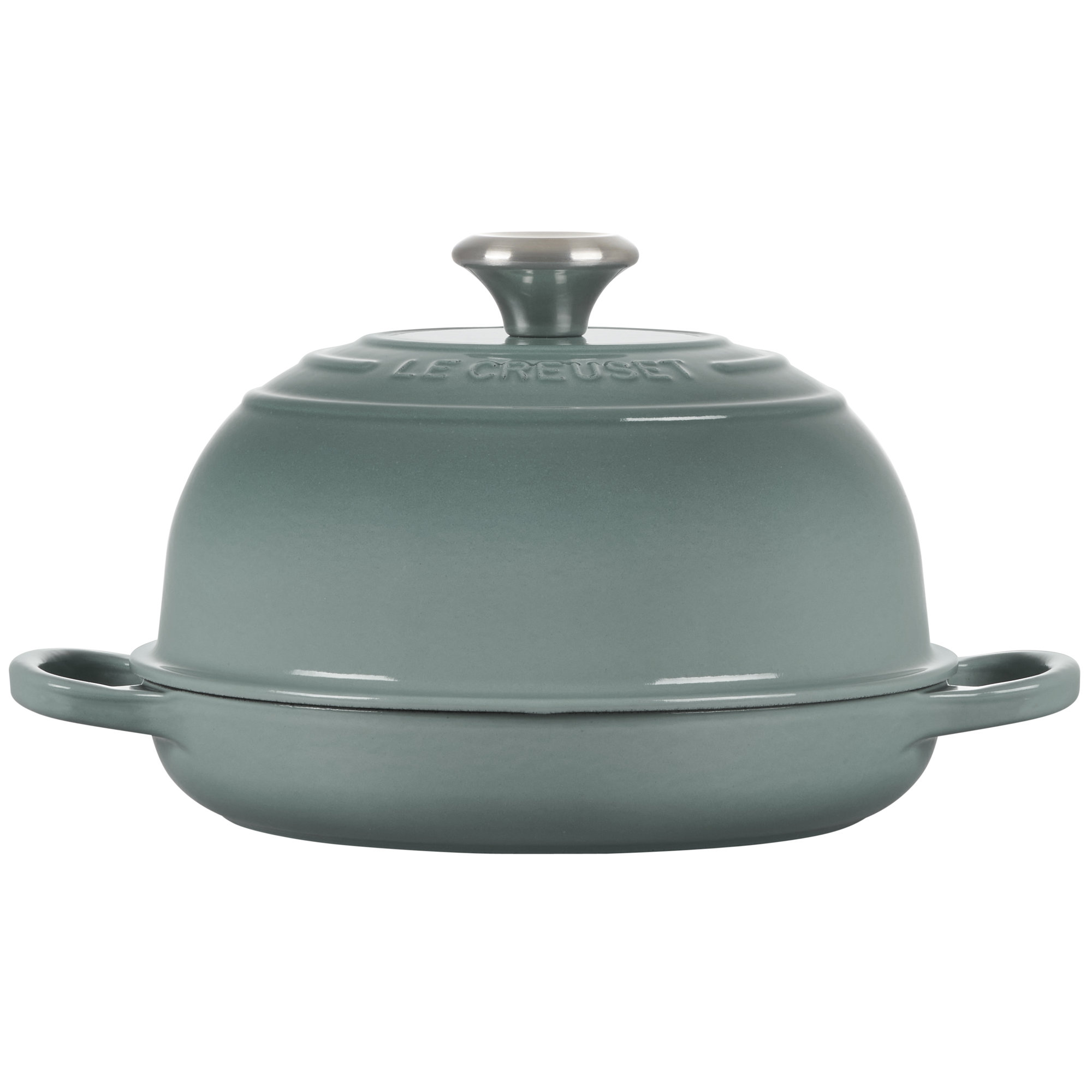Le Creuset Signature Enameled Cast Iron 1.75 Qt. Bread Oven with Lid, Sea Salt