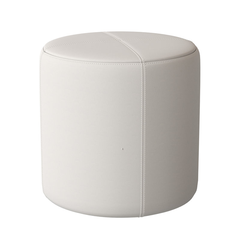Repose-pieds standard rond 18 "Porthleven, Blanc Cape