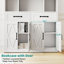  Armoire de rangement en métal 71 po avec 2 portes et 2 tiroirs
