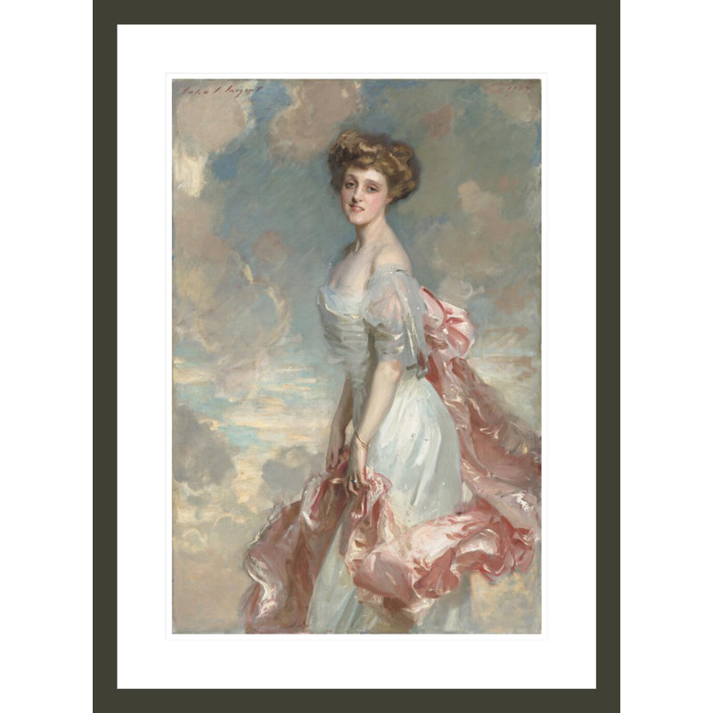 «Miss Mathilde Townsend» par John Singer Sargent, impression giclée encadrée, H 29,5 po x l 21,83 po