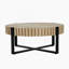 Table basse ronde, table basse cylindrique Handcraft