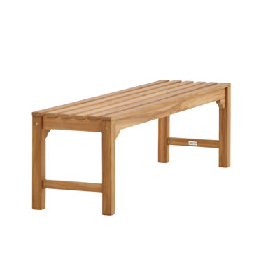 Lantigua Solid Wood Teak Outdoor Bench