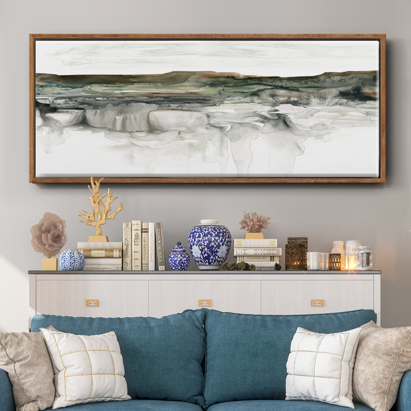 River Flow - toile encadrée