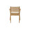 Kolding Teak Outdoor Dining Stacking Armchair Set Of 4