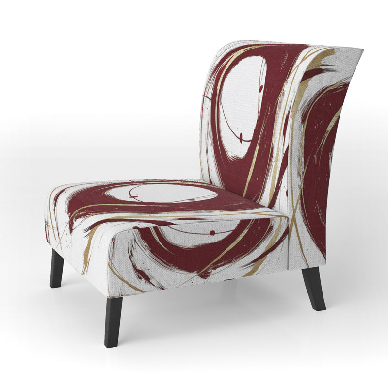 Fauteuil de chambre Gold Glamour, Brun / Blanc
