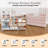 70" Bedroom Dresser With 13 Large Drawers-753079603