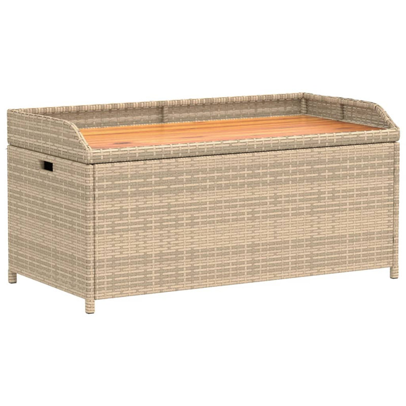 Allizzon Polyethylene (PE) Wicker Wicker Outdoor Bench
