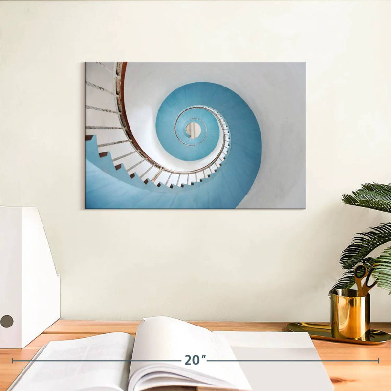 Lilie Blue Spiral Staircase